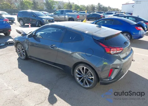 2020 Hyundai Veloster 2.0 Premium z USA, uszkodzony, nr VIN KMHTG6AF9LU024708